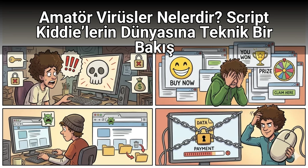 Amatör Virüsler Nelerdir? Script Kiddie’lerin Dünyasına Teknik Bir Bakış